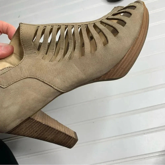 Paul Green Peep Toe Caged Pump Booties - Picture 7 of 11